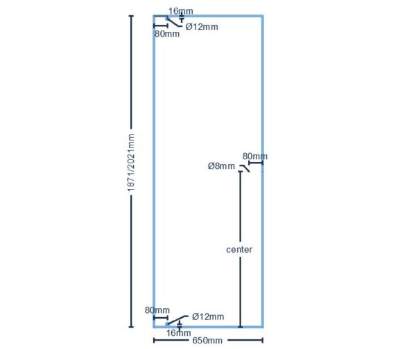 Shower Screen Dias Door Panels - Image 2