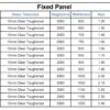 Shower Screen Fixed Panels